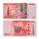 Uganda 20000 Shillings, 2022, B158g, P53, UNC